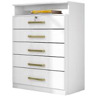 Cômoda Demóbile Triunfo com 5 Gavetas e 1 Nicho - 3