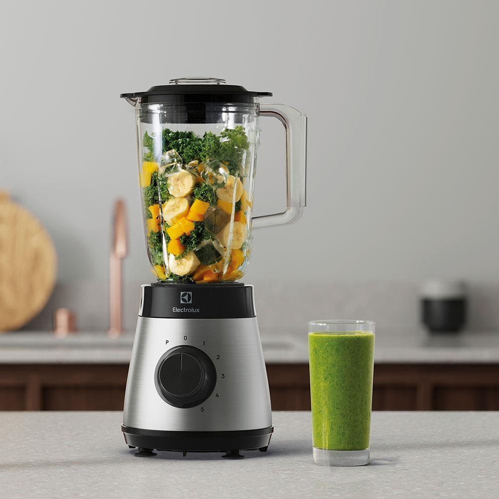 Liquidificador Electrolux EBS30 Aço Inox Escovado/Preto com Copo de Vidro 700W e 5 Velocidades - 6