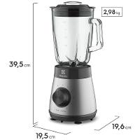 Liquidificador Electrolux EBS30 Aço Inox Escovado/Preto com Copo de Vidro 700W e 5 Velocidades - 9