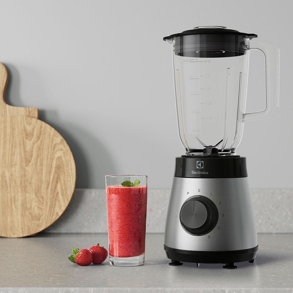 Liquidificador Electrolux EBS30 Aço Inox Escovado/Preto com Copo de Vidro 700W e 5 Velocidades - 8