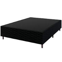 Base Box para Colchão de Casal Umaflex New Itália Black 38x138x188cm - Preto - 1