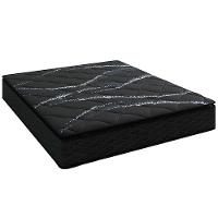 Colchão Queen Size Umaflex New Itália Black com Molas Ensacadas, Revestimento em Jacquard e Pillow Top D26 25X158X198cm - Preto - 2