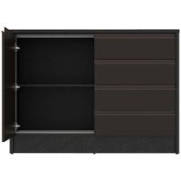 Bancada Bartira Gourmet com 1 Porta, 4 Gavetas e 1 Prateleira - 126cm de largura - 6