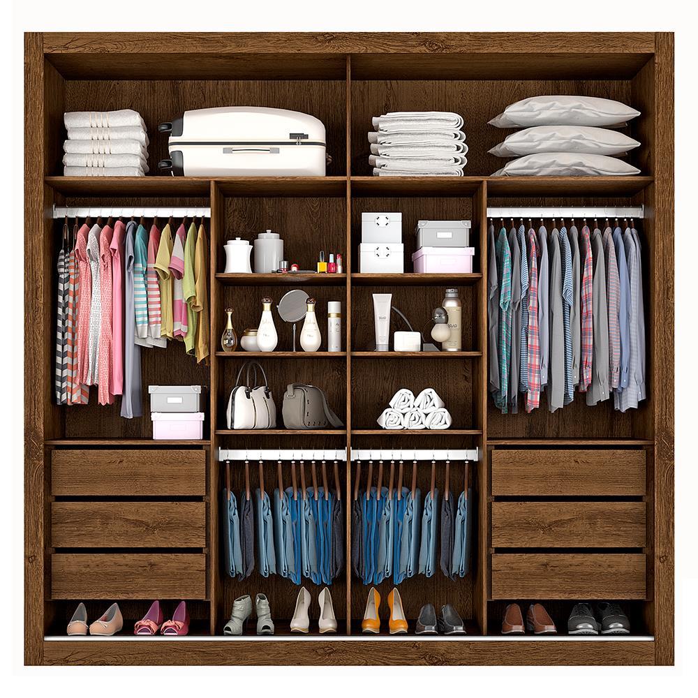 Guarda-Roupa Made Marcs Sevilha Flex com 2 Portas, 6 Gavetas e 10 Prateleiras - 5