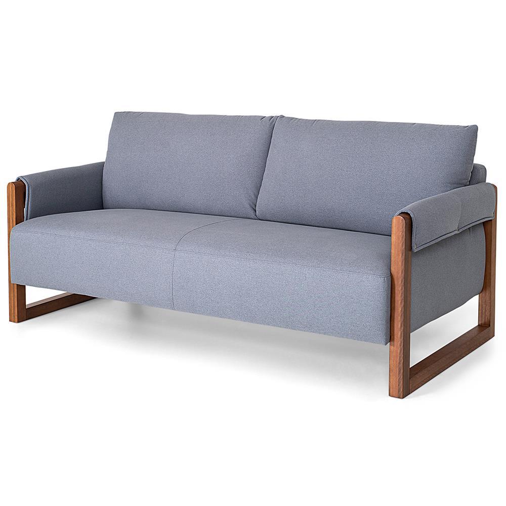 Sofá 3 Lugares Herval Polônia 191cm de Largura - 5