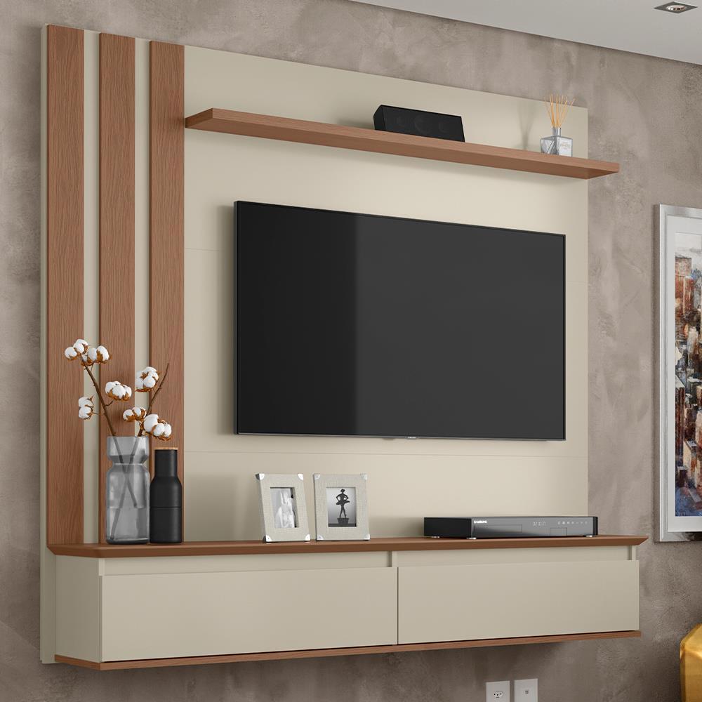 Painel Home Patrimar Trend com 160 cm de Largura, Ideal para TV de até 46" - 1