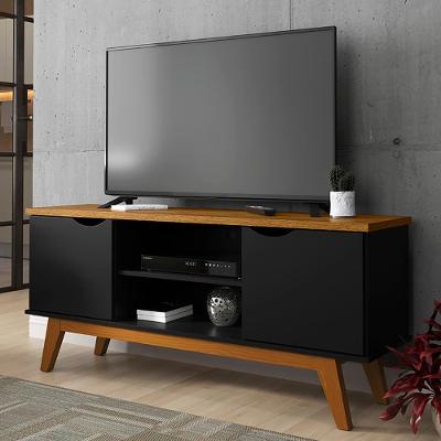 Rack Patrimar Marselha com 136 cm de Largura, Ideal para TV de até 46"