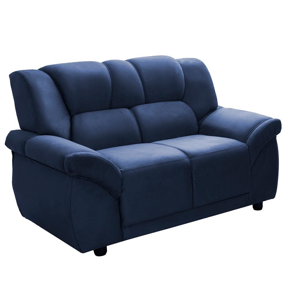 Sofá 2 Lugares Hellen Buarque com 140cm de Largura e Revestimento em Veludo - 2