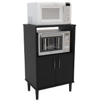 Armário para Micro-ondas Politorno Facility com 2 Portas e 1 Prateleira - 58cm de largura - 2