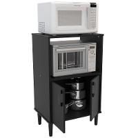 Armário para Micro-ondas Politorno Facility com 2 Portas e 1 Prateleira - 58cm de largura - 3