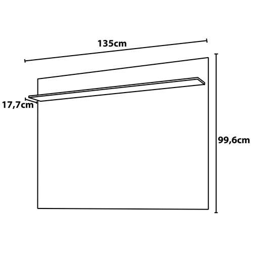 Painel Colibri Maia com 135 cm de Largura, Ideal para TV de até 55” - 5