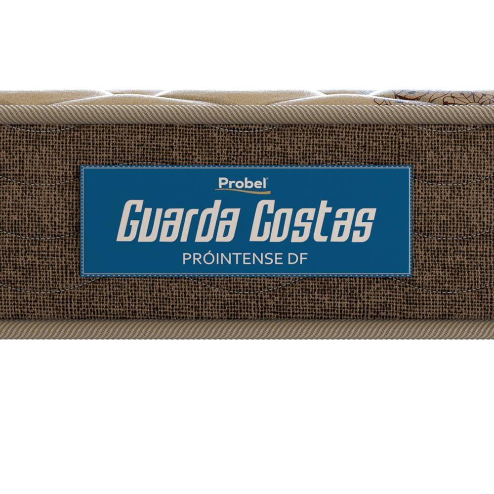 Colchão Queen Size Probel Guarda Costas Próintense DF Espuma D33 22x158x198cm - Bege/Marrom - 4