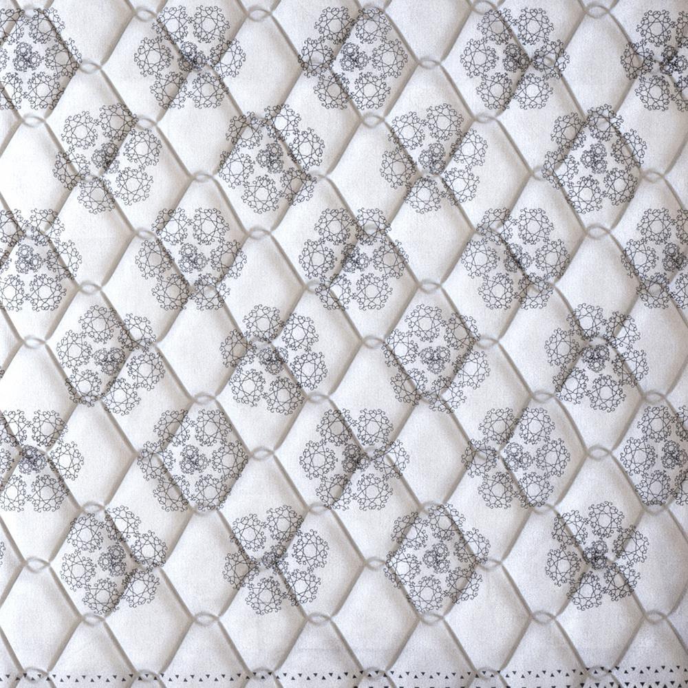 Colchão de Casal Probel Guarda Costas Promiddle Espuma D28 22x138x188cm - Branco/Preto - 3