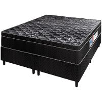 Cama Box Queen Portobel + Colchão Queen Portobel Diplomata Orthopedic com Espuma D-33 65x158x198 cm - Preto - 3