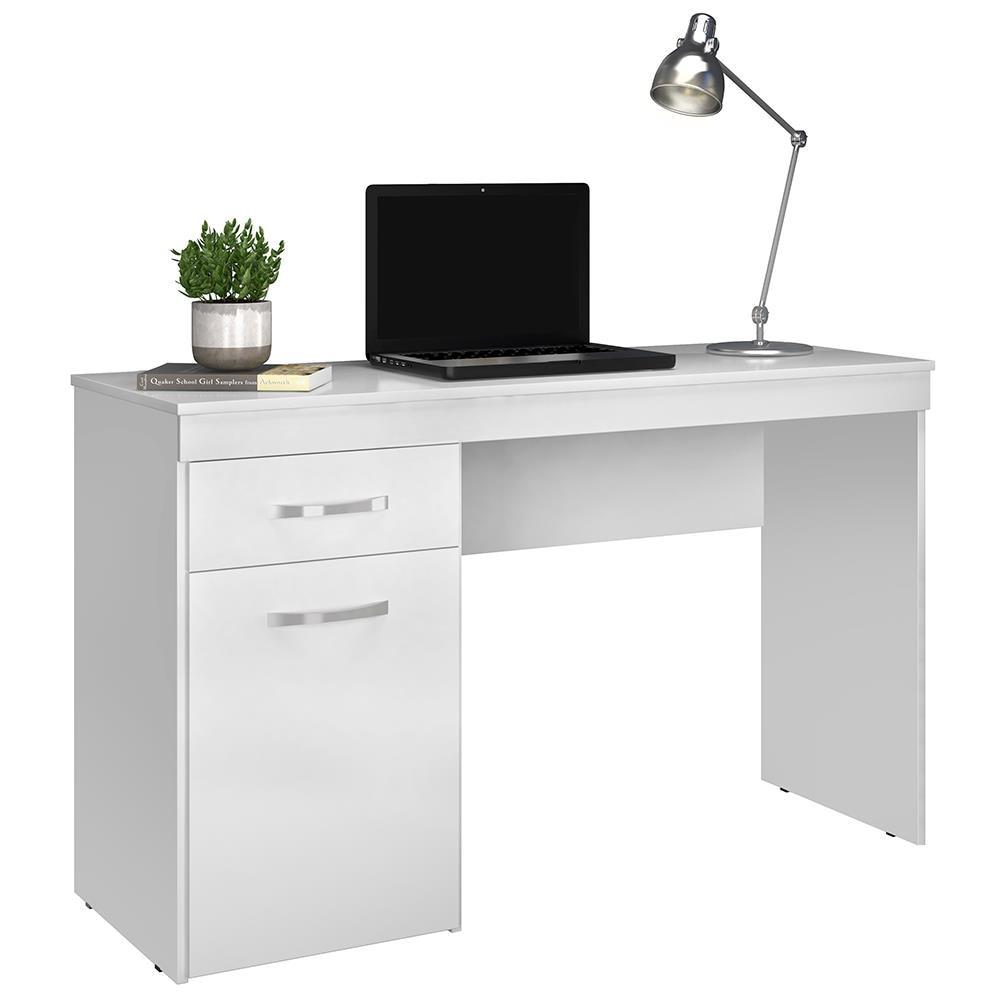 Escrivaninha Demóbile Vitória 1 Porta 1 Gaveta Branca - 2