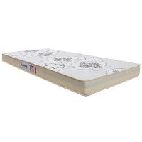 Colchão Solteiro Hellen Supremo One Face Espuma D33 14x88x188 cm - Bege/Branco - 1