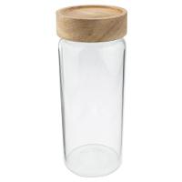 Porta Mantimento Dynasty em Vidro Borossilicato e Tampa em Madeira - 800ml - 1