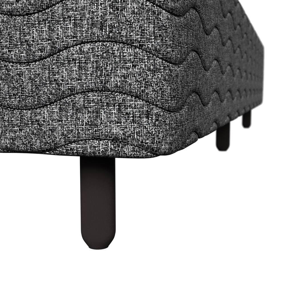 Base Box para Colchão de Solteiro Probel Village 38x88x188 cm - Preto - 5