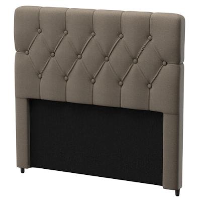 Cabeceira para Cama de Casal Probel Califórnia em Tecido Suede