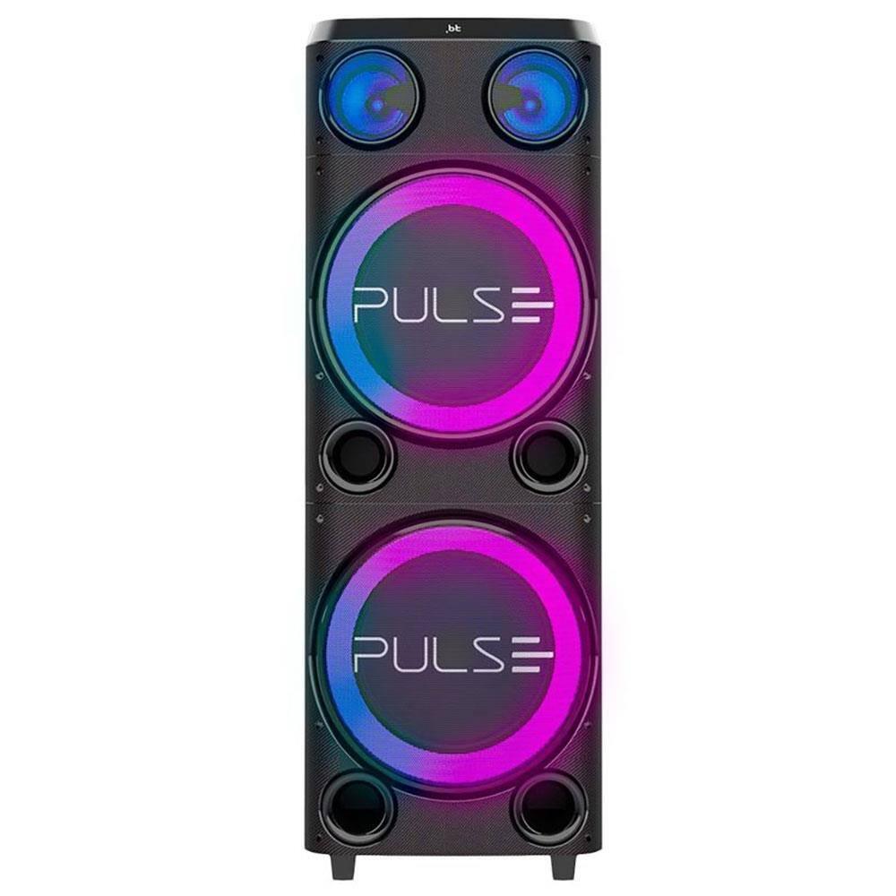 Torre de Som Pulse Double SP508 Bluetooth USB Iluminação LED 2300W - 2