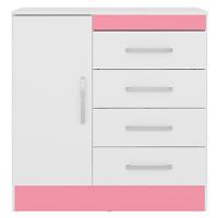 Cômoda Demóbile Montevideu com 4 Gavetas e 1 Porta - 1