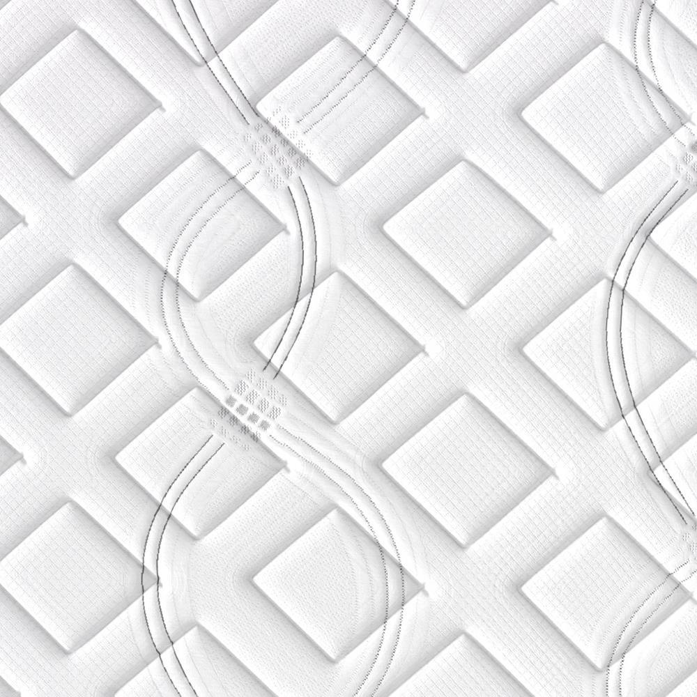 Colchão de Solteiro Probel Amsterdã D33 com Molas Ensacadas e Pillow Top 34x88x188 - Branco/Preto - 3