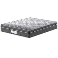 Colchão King Size Probel Village D28 com Molas Ensacadas e Pillow Euro 30x193x203cm - Branco/Preto - 1