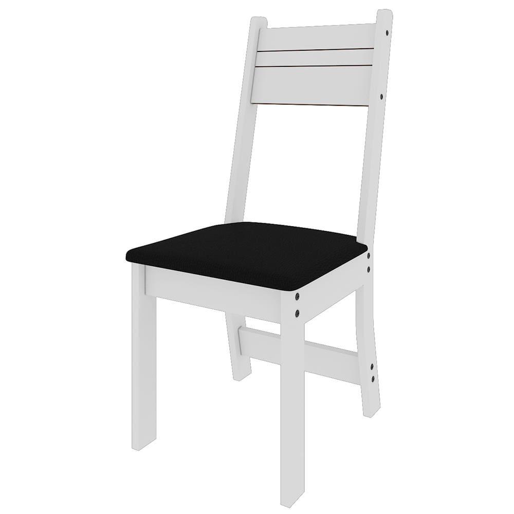 Mesa de Jantar Retangular Indekes Pequi com 6 Cadeiras e Assento Revestido em Courino - 4