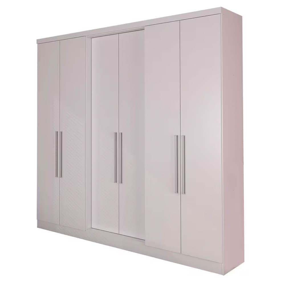 Guarda-Roupa Casal Bartira Napoli UP com 234,5cm de Largura, 6 Portas, 4 Gavetas e 4 Prateleiras - 2
