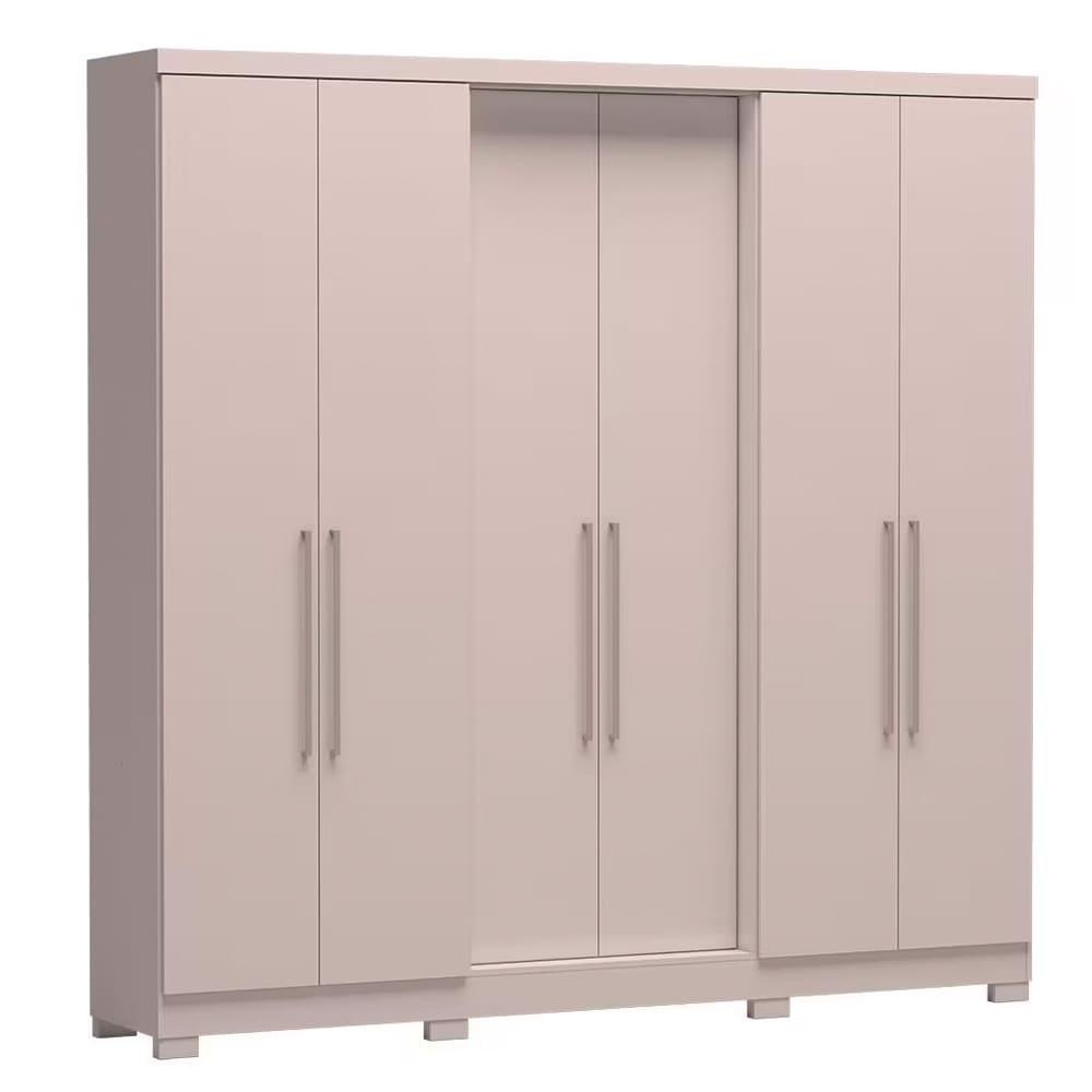 Guarda-Roupa Casal Bartira Napoli UP com 234,5cm de Largura, 6 Portas, 4 Gavetas e 4 Prateleiras - 4