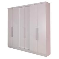 Guarda-Roupa Casal Bartira Napoli UP com 234,5cm de Largura, 6 Portas, 4 Gavetas e 4 Prateleiras - 2
