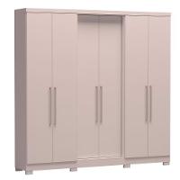 Guarda-Roupa Casal Bartira Napoli UP com 234,5cm de Largura, 6 Portas, 4 Gavetas e 4 Prateleiras