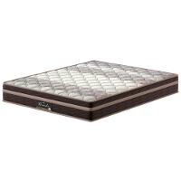 Colchão Queen Size Probel Nevada com Euro Pillow e Molas Ensacadas 26x158x198 cm – Bege/Marrom - 1