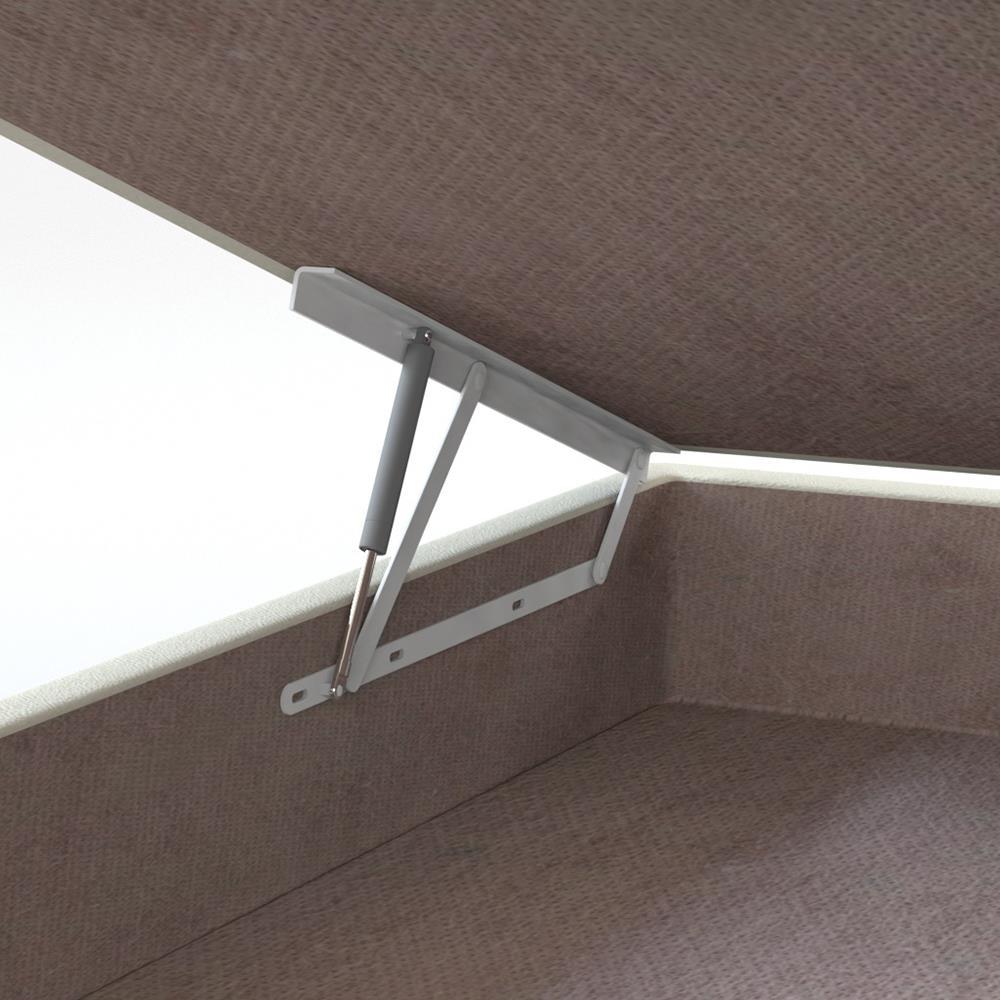 Base Box para Colchão de Casal Probel Classic com Baú 40x138x188cm - Bege - 7