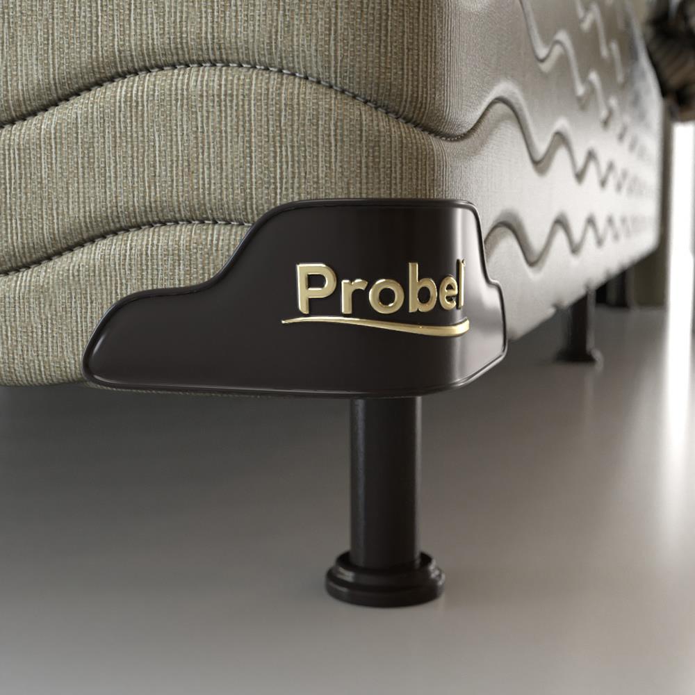 Base Box para Colchão de Casal Probel Fort Comfort 38x138x188 cm - Bege - 2