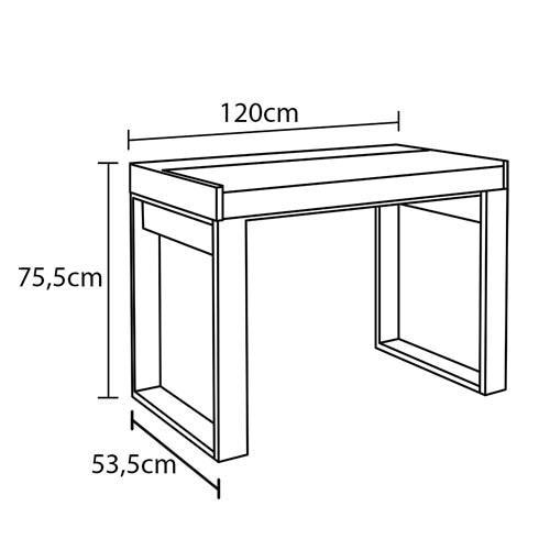 Mesa para Computador/Gamer Politorno Singapura com 1 Nicho - 7