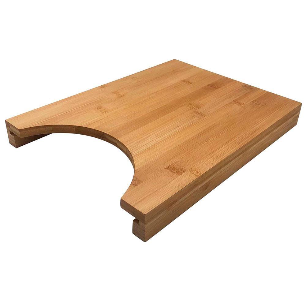 Tábua de Corte Dynasty em Bambu com Encaixe para Prato - 27,1x36,2 cm - 1