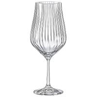 Conjunto de Taças para Água Bohemia Tulipa Optic em Cristal 550ml - 6 Peças - 2