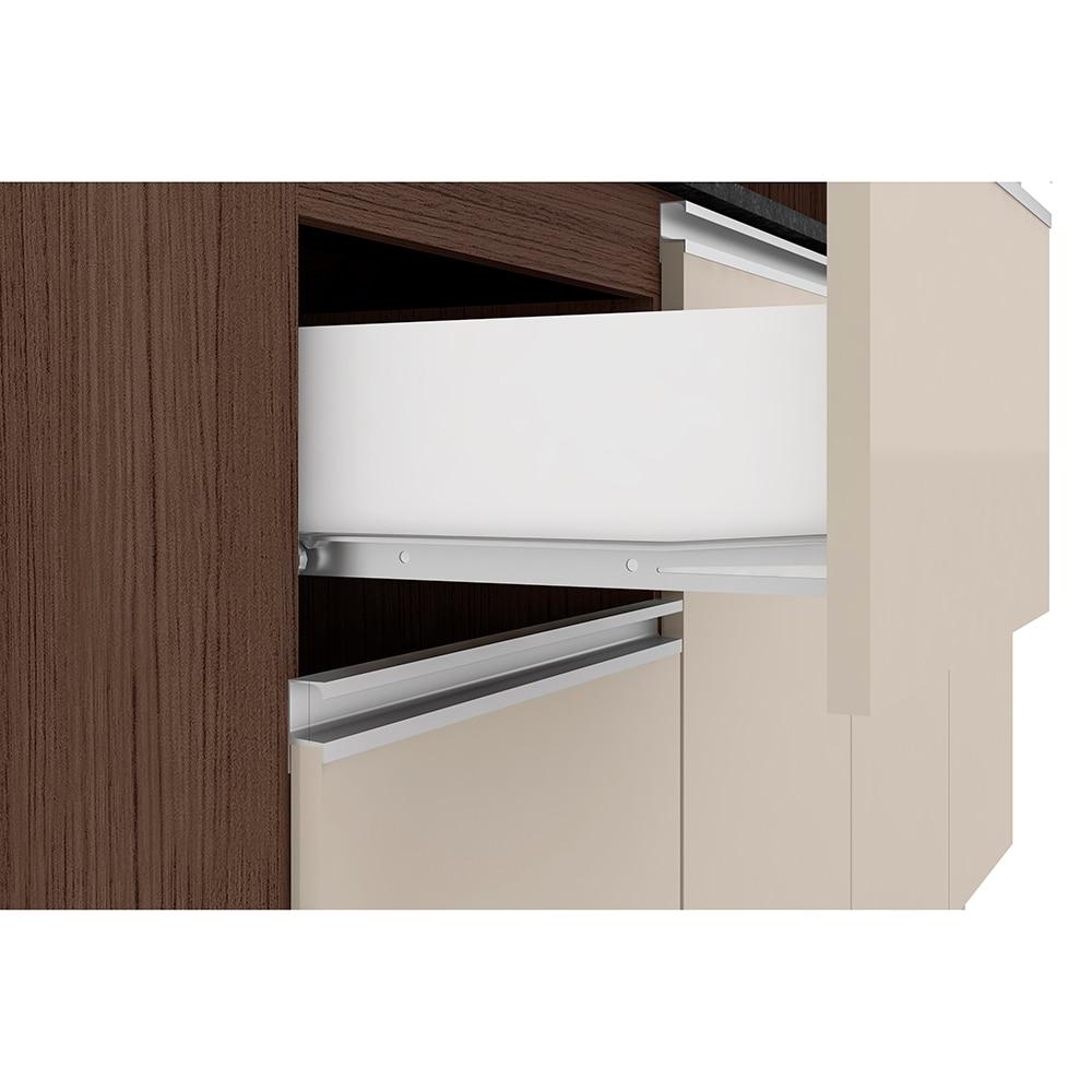 Cozinha Compacta Poliman Alice com 6 Portas, 1 Gaveta e 2 Prateleiras - 160cm de largura - 4