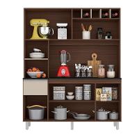 Cozinha Compacta Poliman Alice com 6 Portas, 1 Gaveta e 2 Prateleiras - 160cm de largura - 3