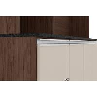 Cozinha Compacta Poliman Alice com 6 Portas, 1 Gaveta e 2 Prateleiras - 160cm de largura - 5