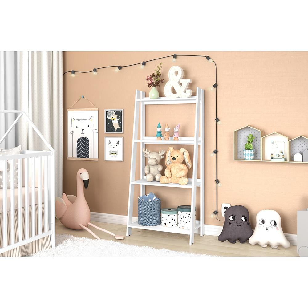 Estante Politorno Delta 4 Prateleiras Branca - 4