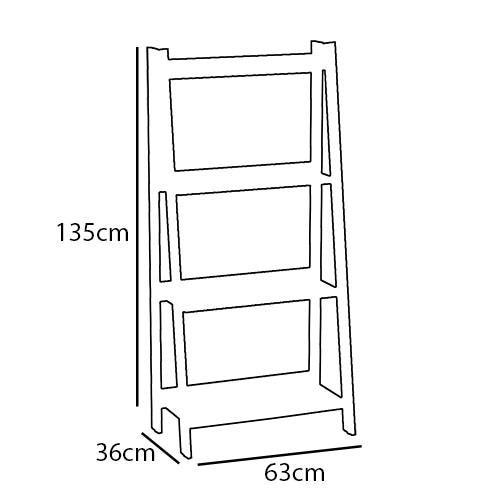 Estante Politorno Delta 4 Prateleiras Branca - 8