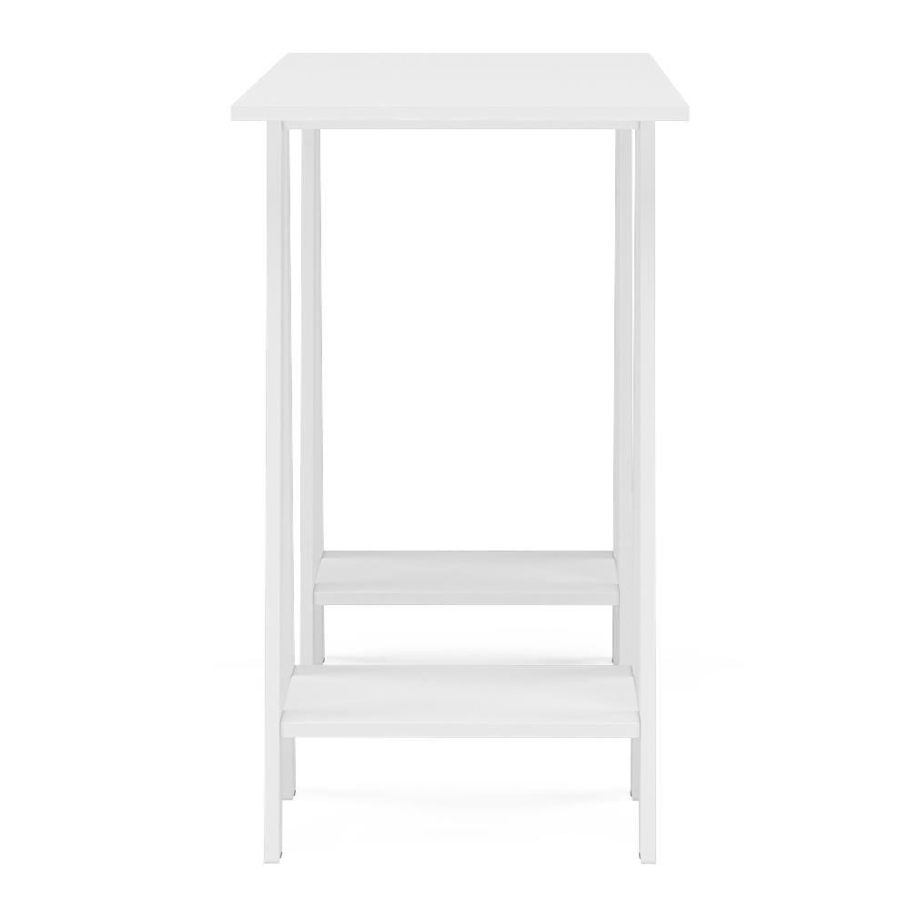 Mesa para Computador Politorno Delta com 2 Prateleiras – Branca - 5