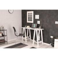 Mesa para Computador Politorno Delta com 2 Prateleiras – Branca - 2