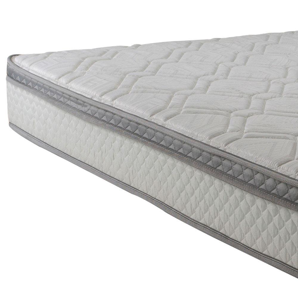 Colchão Queen Size Herval Ômega com Pillow Top e Molas Ensacadas 22x158x198cm – Cinza e Branco - 4