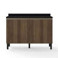 Balcão Duplo Bartira Jaspe com 2 Portas e 1 Prateleira - 120,1cm de largura - 1