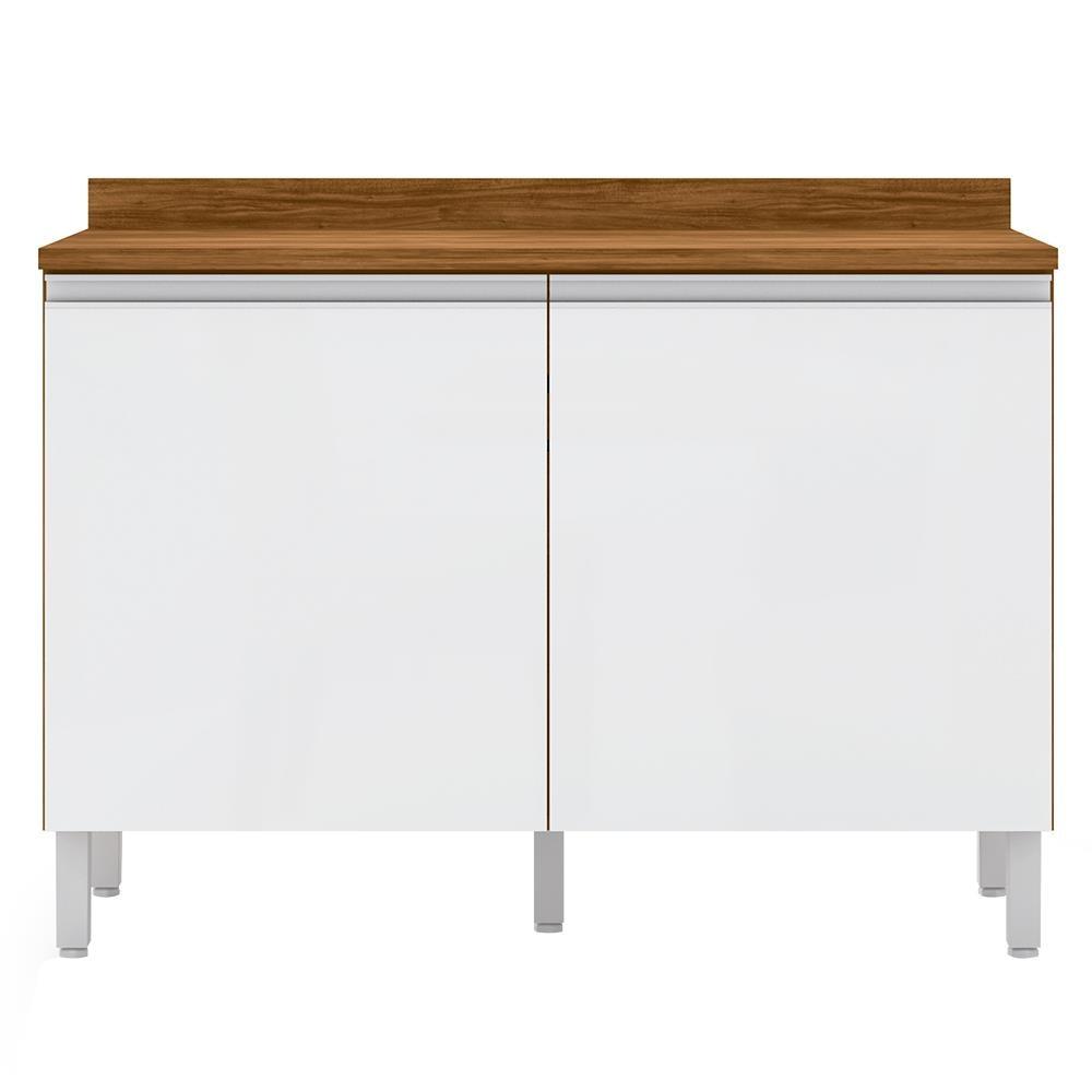 Balcão Duplo Bartira Jaspe com 2 Portas e 1 Prateleira - 120,1cm de largura - 1