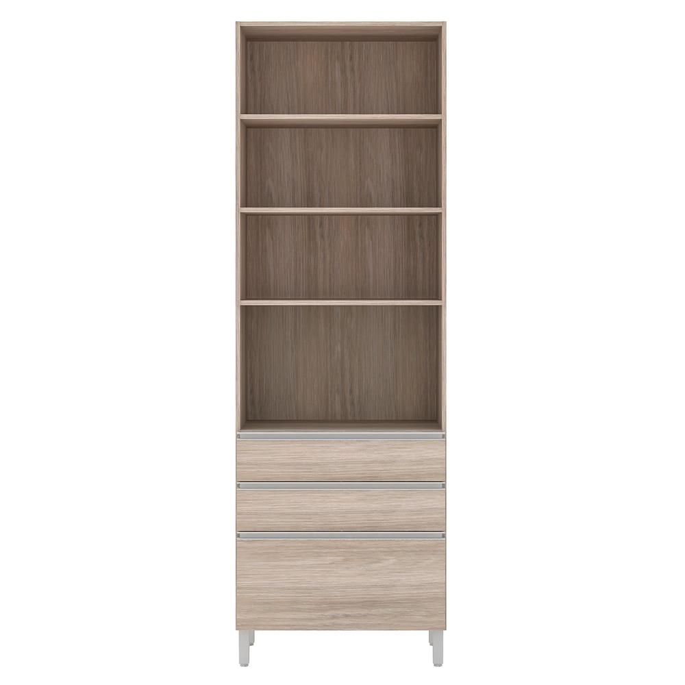 Paneleiro Bartira Amazonita com 2 Portas, 3 Gavetas e 3 Prateleiras - 71cm de largura - 3