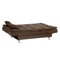 Sofá-cama Matrix Leone em Tecido Veludo Plush 180cm de Largura